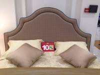 34 Мягкая кровать из жакардовой ткани,с кантом  » Click to zoom ->